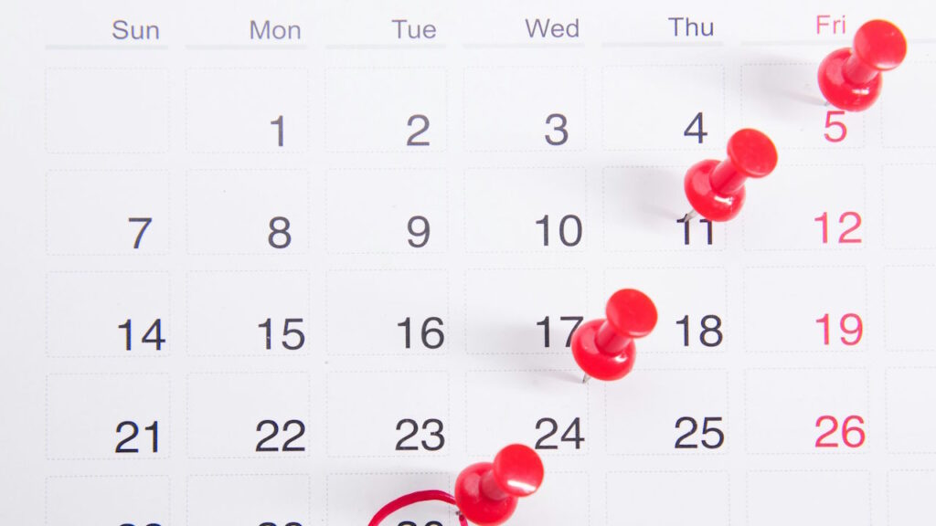 Calendar (Photo by Towfiqu Barbhuiya on Unsplash)