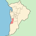 Map of Adelaide highlighting the Marion LGA